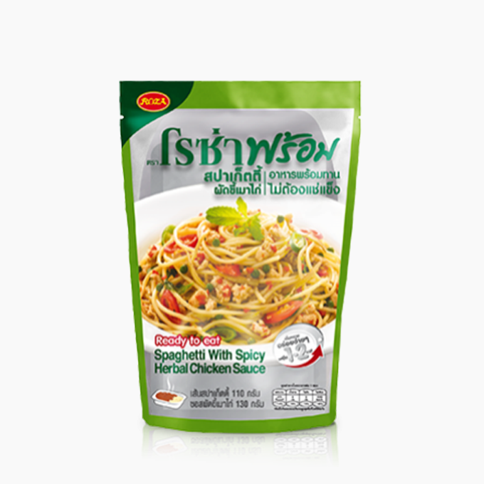 Spaghetti with spicy herbal sauce - Thai Food Processors' Association ...